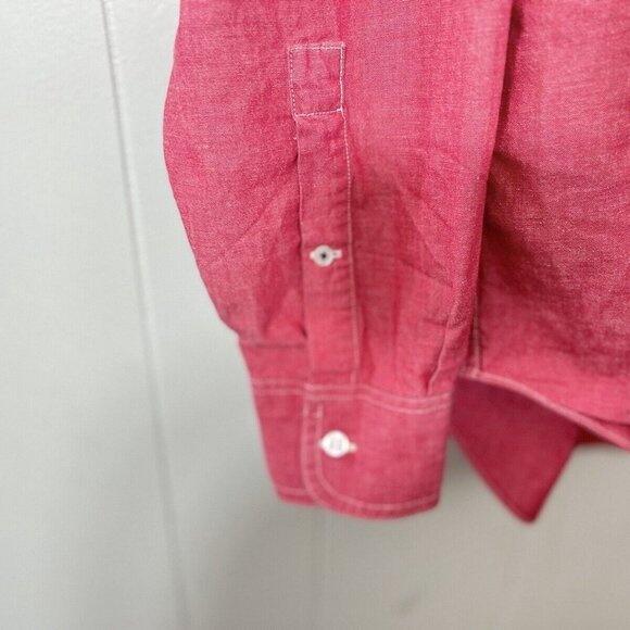 Bonobos Men's standard Fit Dress Shirt Red Size XL EUC - Picture 3 of 6
